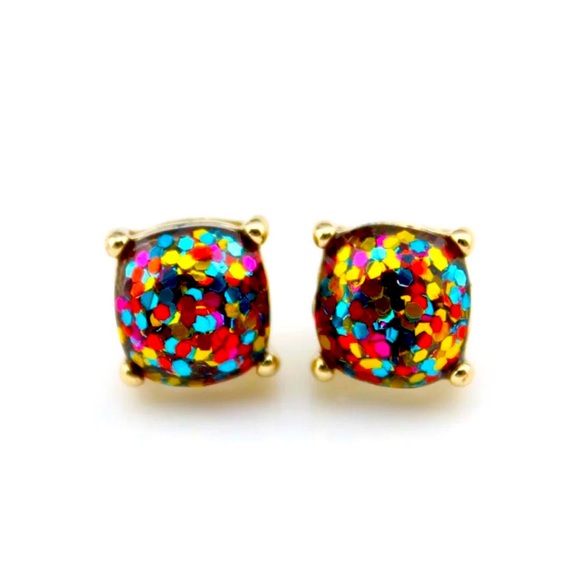 kate spade Jewelry 23 New Kate Spade Glitter Stud Earrings Poshmark